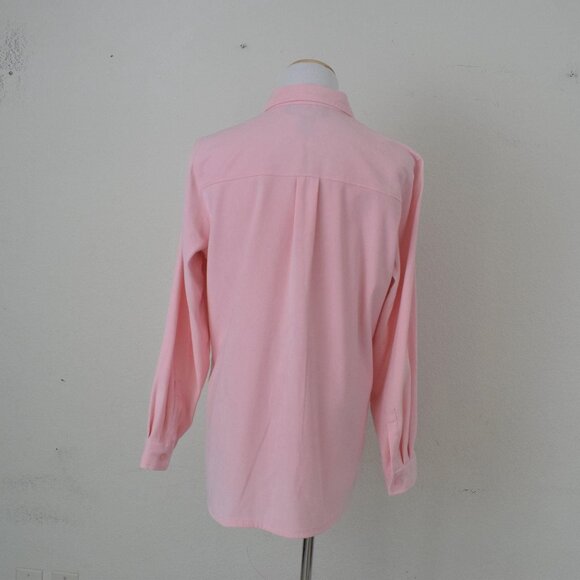 Vintage 90s Pink Polyester/Spandex Shirt size 12‎ - Picture 3 of 10